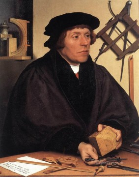 ハンス・ホルバイン一世 Painting - ニコラウス・クラッツァーの肖像 ルネッサンス期のハンス・ホルバイン二世